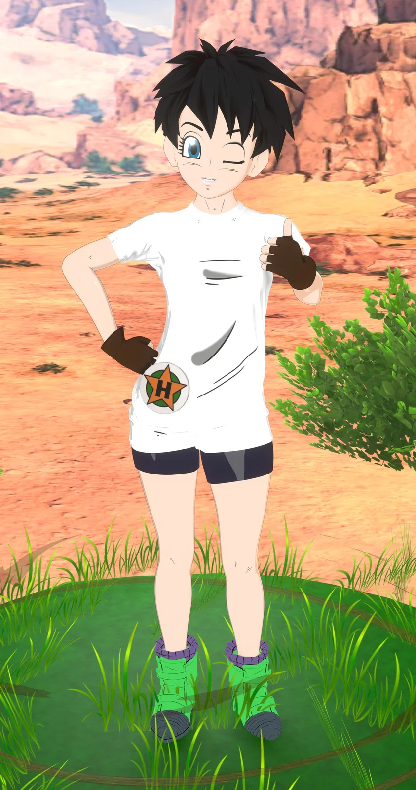 Videl Character Model screenshot 3