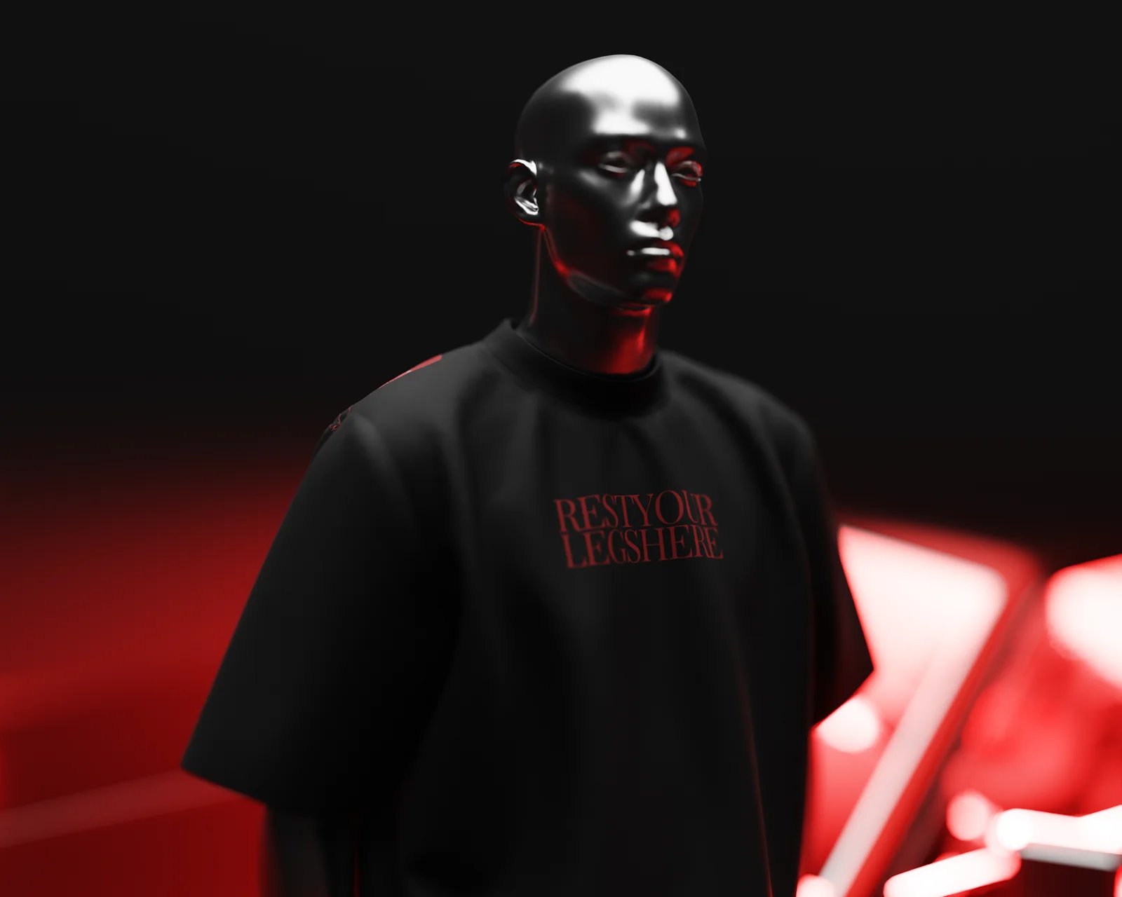 Vintage Car 3D T-Shirt Mockup screenshot 2