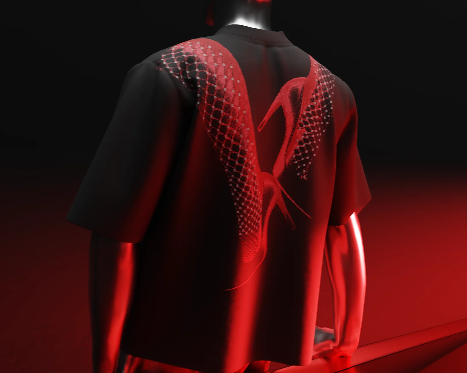 Vintage Car 3D T-Shirt Mockup screenshot 3