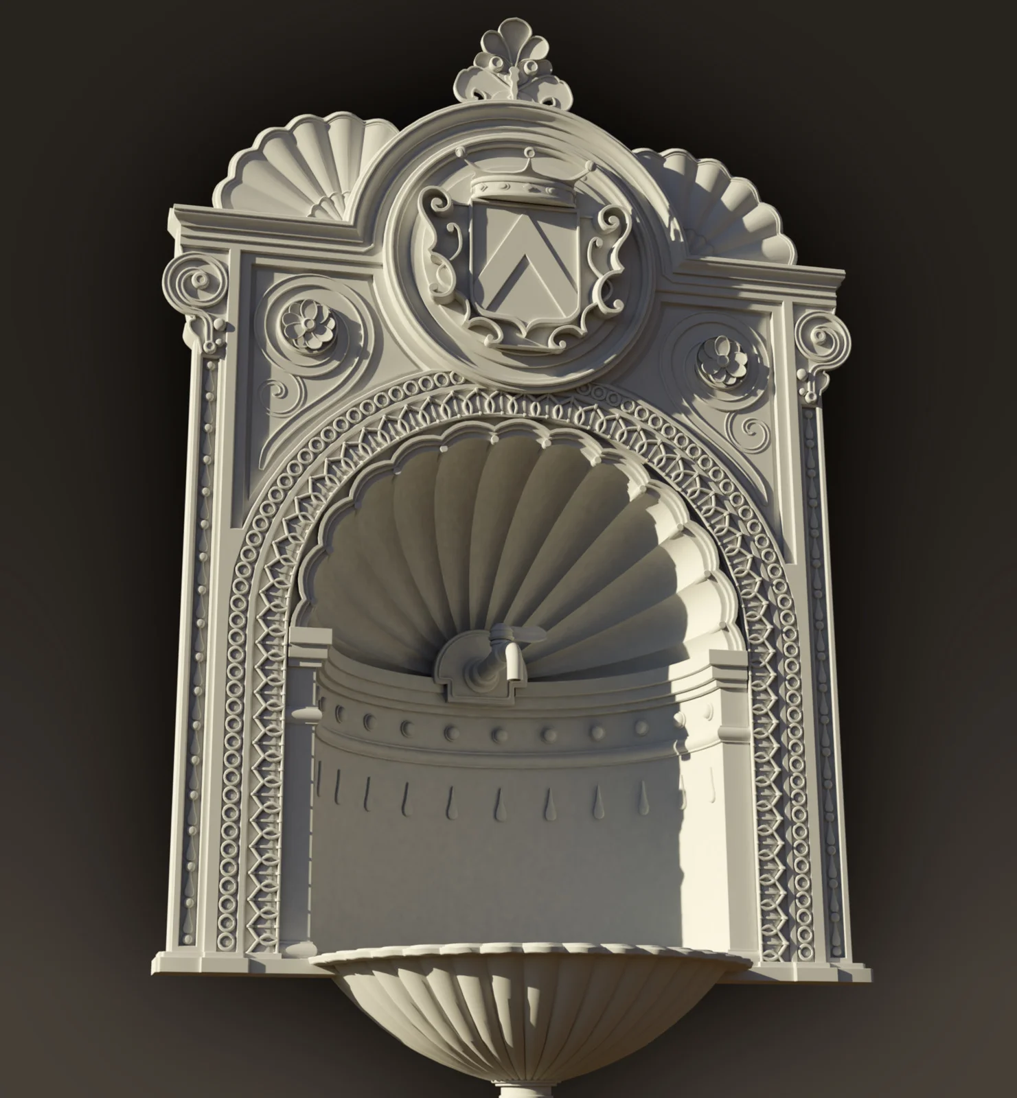 Vintage Public Wall Fountain screenshot 3