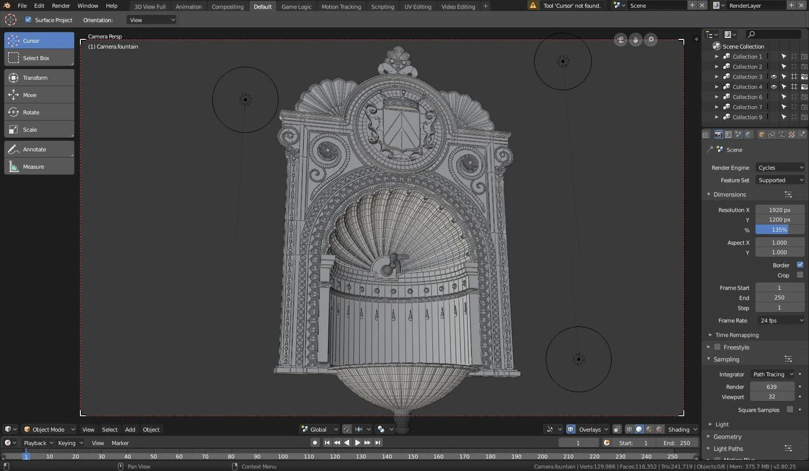 Vintage Public Wall Fountain screenshot 4