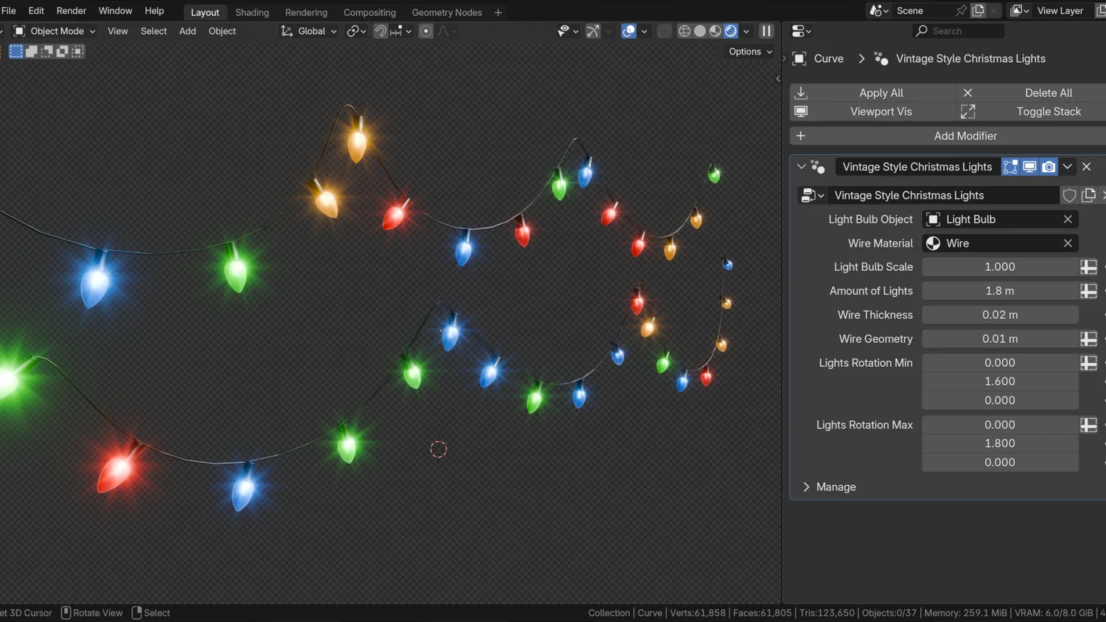 Vintage Style Christmas Lights screenshot 5
