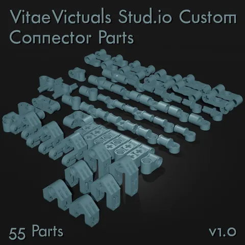 Technic Connector Pack - Blender 3d models