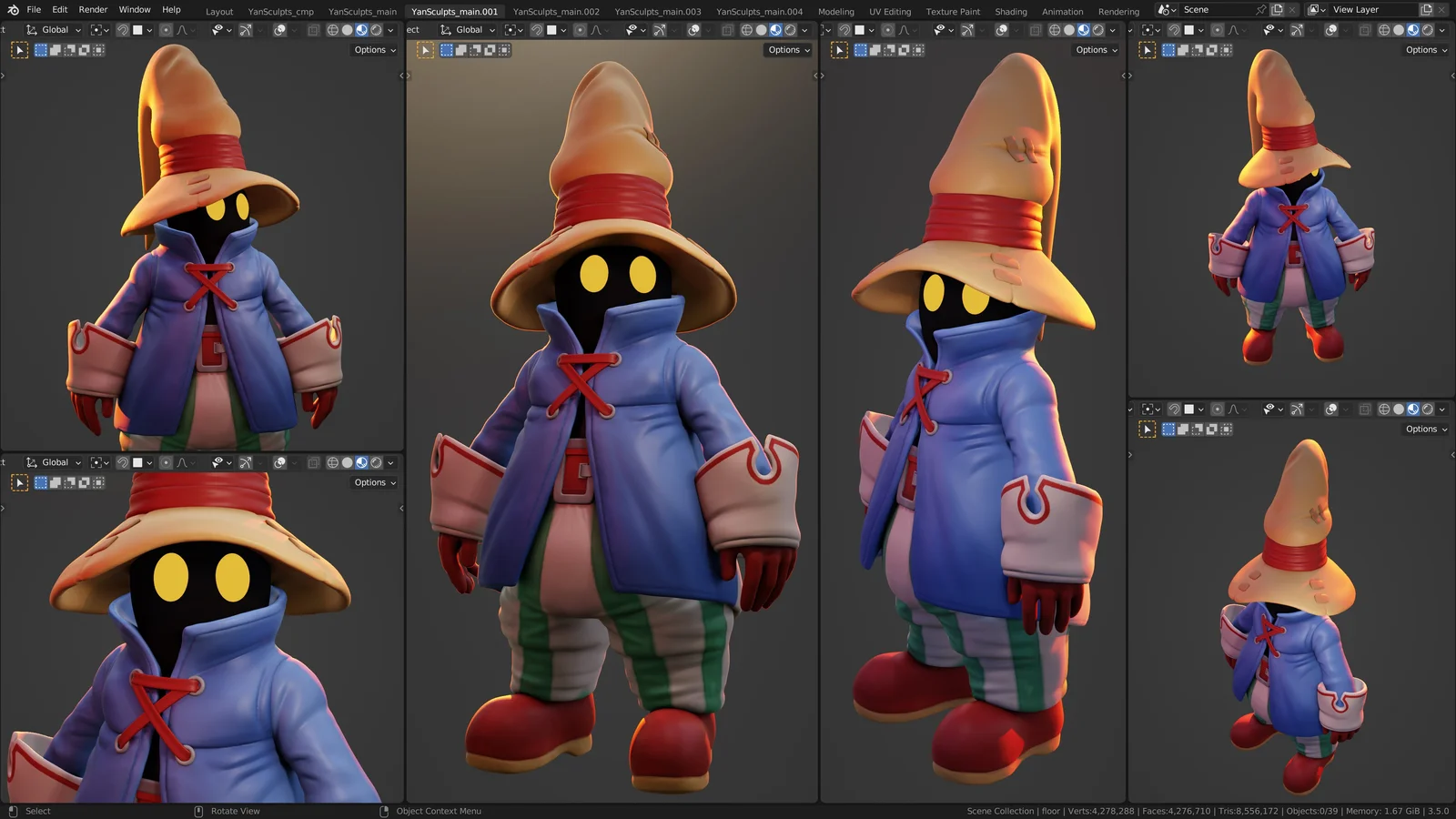 Vivi Character Creation Process screenshot 2