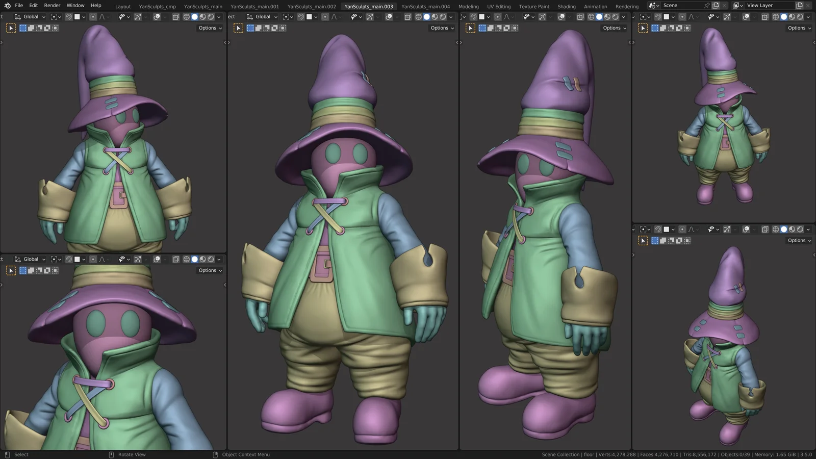 Vivi Character Creation Process screenshot 4