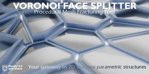 Voronoi Face Splitter - Blender geometry nodes