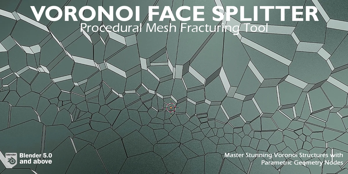 Voronoi Face Splitter screenshot 5