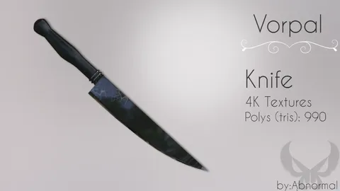 Vorpal Knife - Blender 3d models