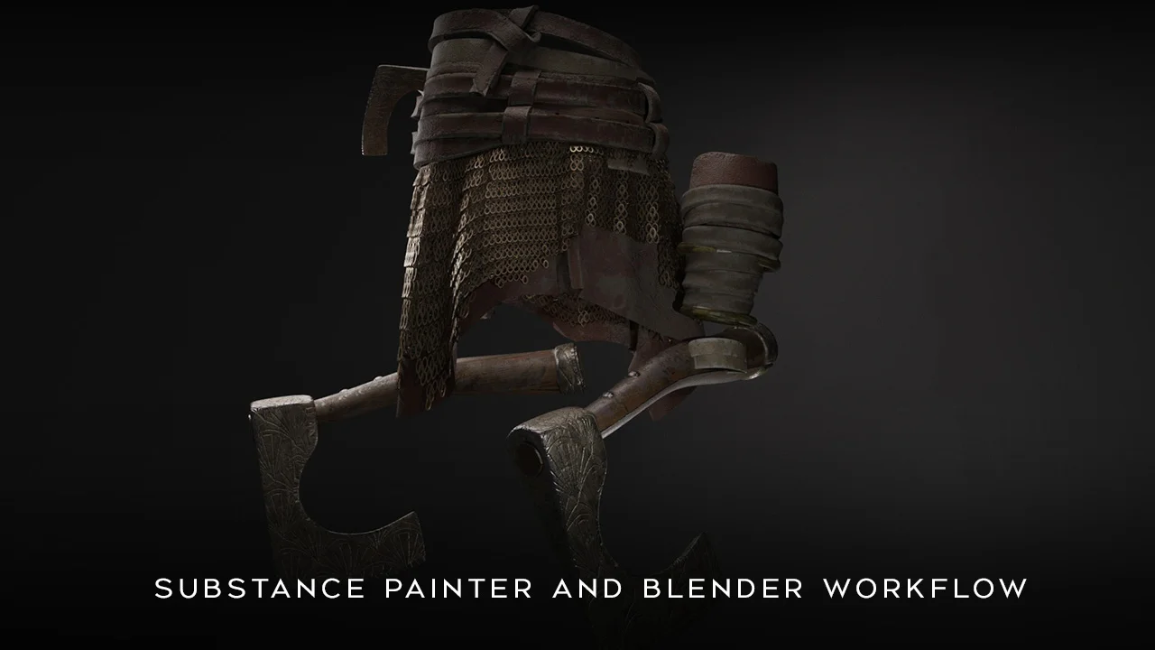 Warrior Goat Character Design Pipeline screenshot 5