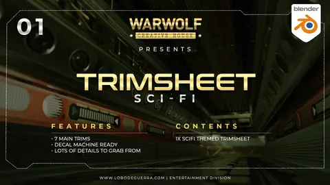 Warwolf Trimsheet 01 - Blender textures & materials
