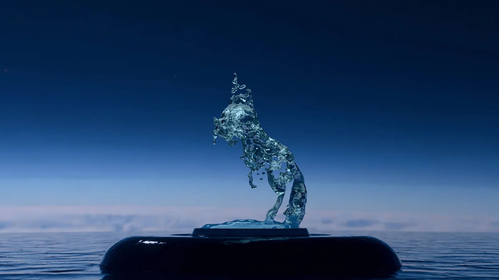 Water Forming a Horse Shape screenshot 3