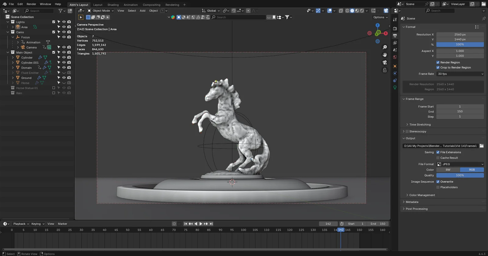 Water Forming a Horse Shape screenshot 6