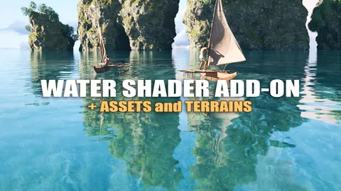 Water Shader And Assets - Blender addons