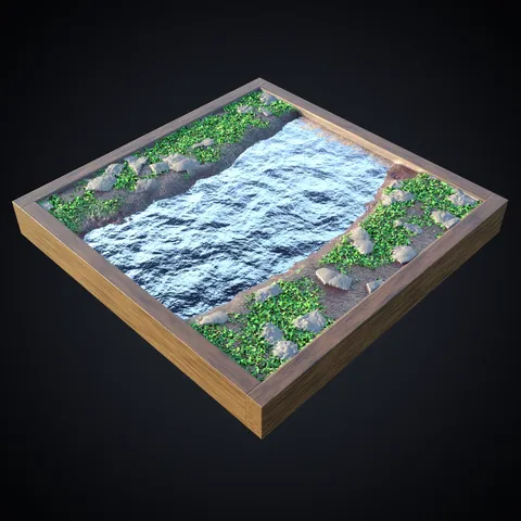 Water Stream Material - Blender shaders