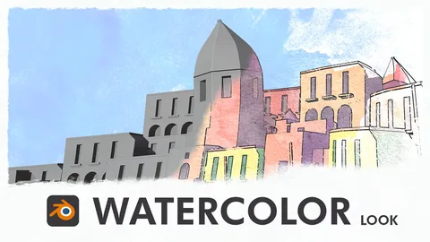Watercolor Look - Blender tutorials & courses