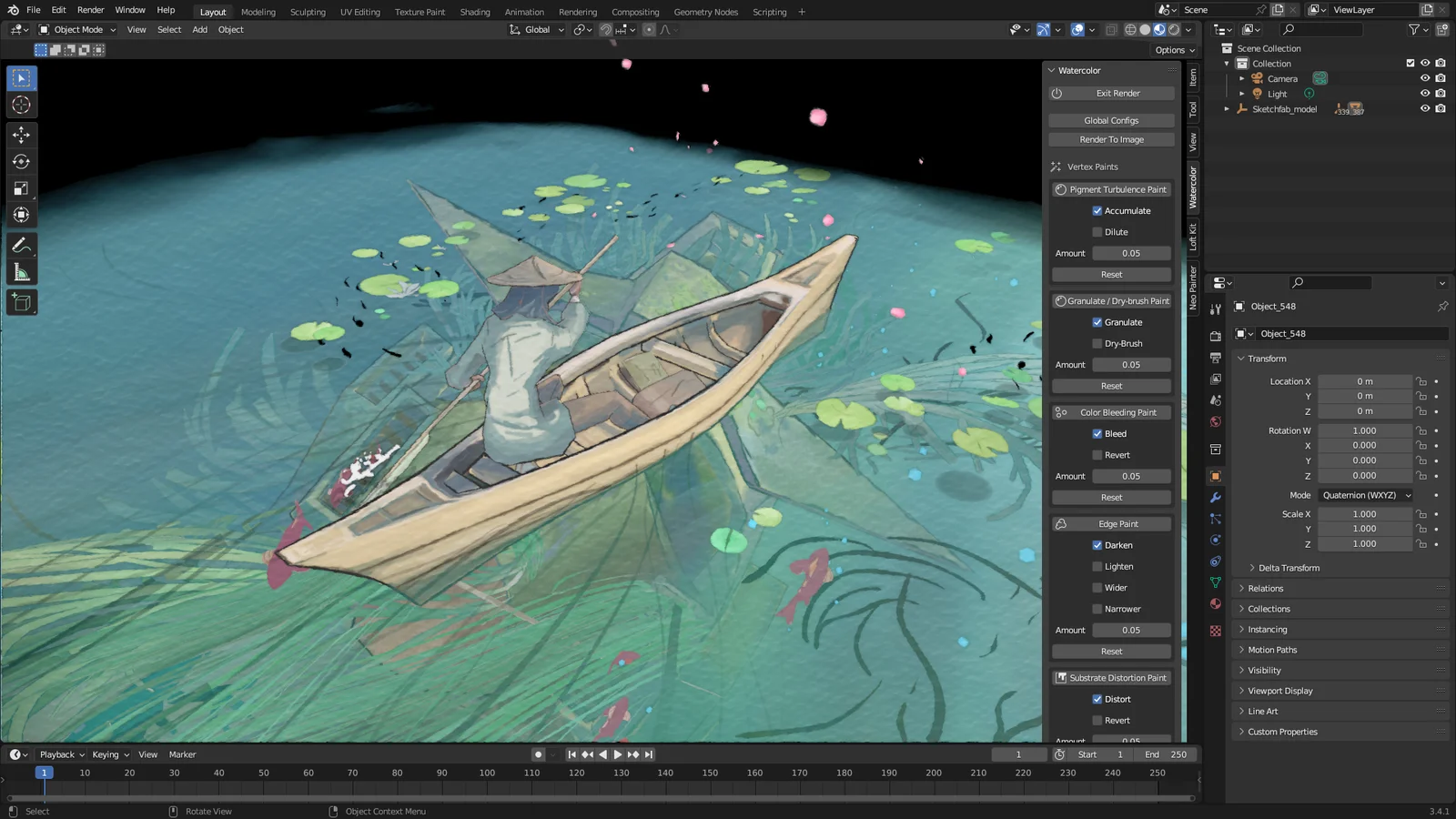 Watercolor Renderer screenshot 6