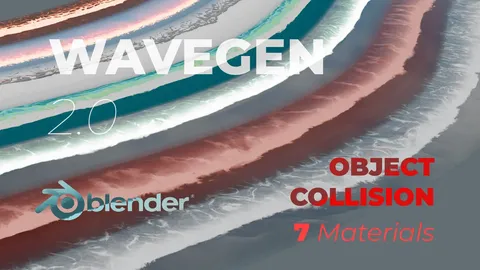 Wavegen - Blender geometry nodes