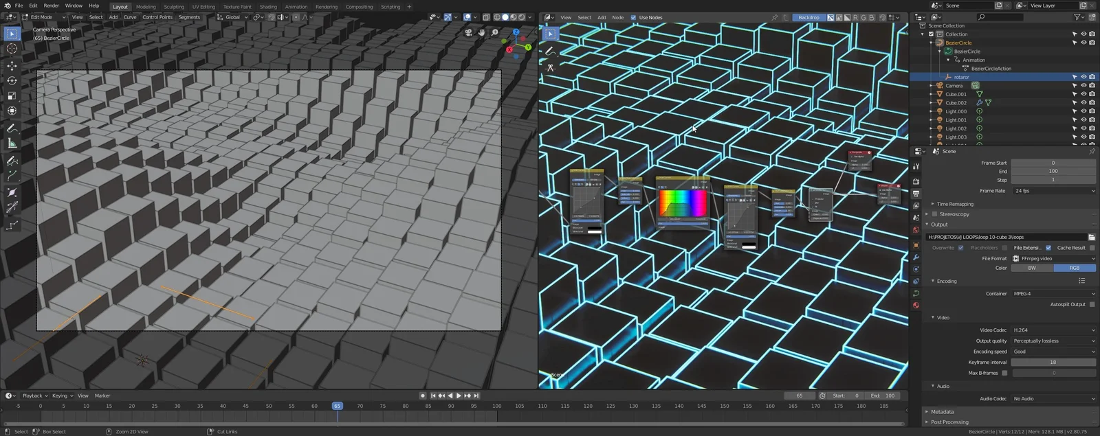 Waving Cubes VJ Loop Pack screenshot 4