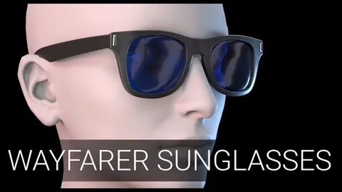 Wayfarer Sunglasses - Blender 3d models