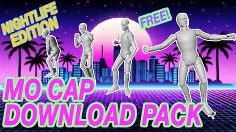 Nightlife Mo Cap Pack - Blender 3d models