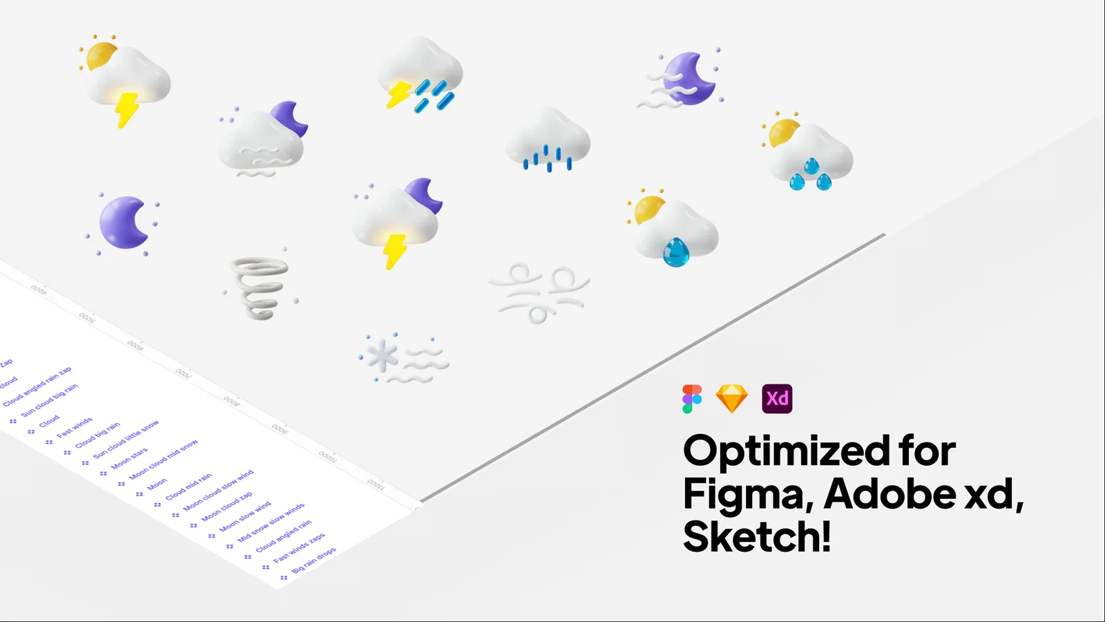 Weatherly 3D Icons screenshot 3