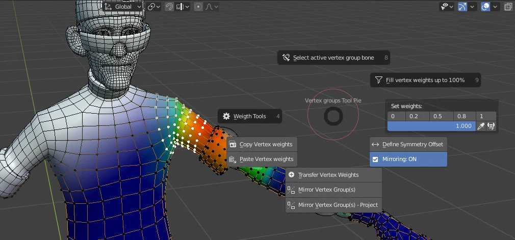 Weight Paint Tools screenshot 3