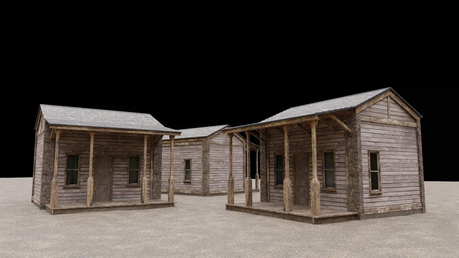 Western Buildings Pack 01 screenshot 3