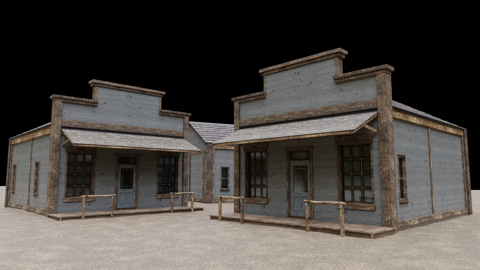 Western Buildings Pack 01 screenshot 4