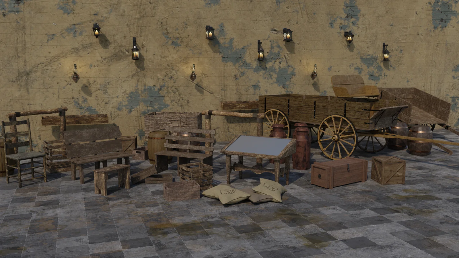 Western Buildings Pack 01 screenshot 6