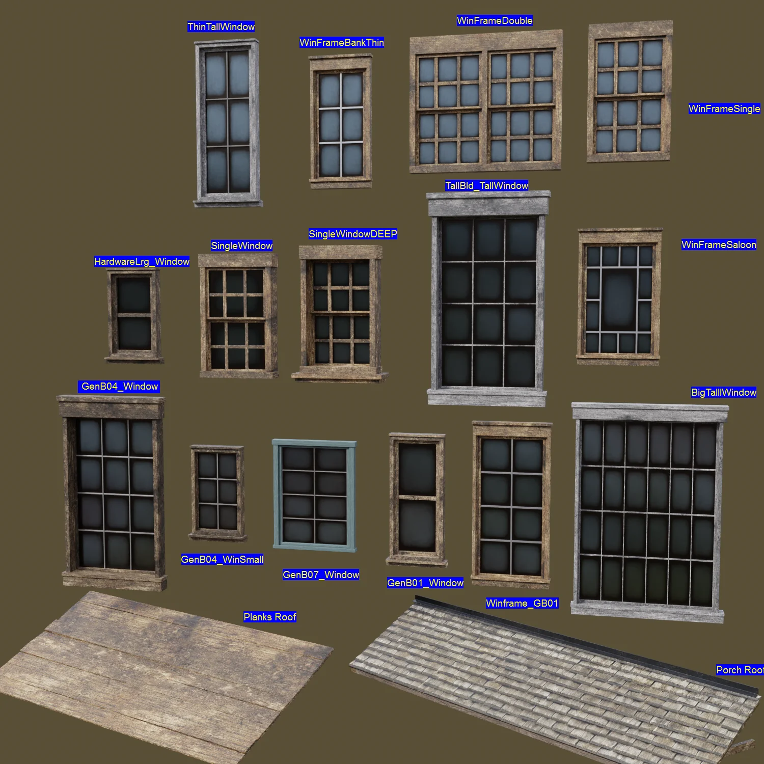Western Buildings Pack 01 screenshot 7