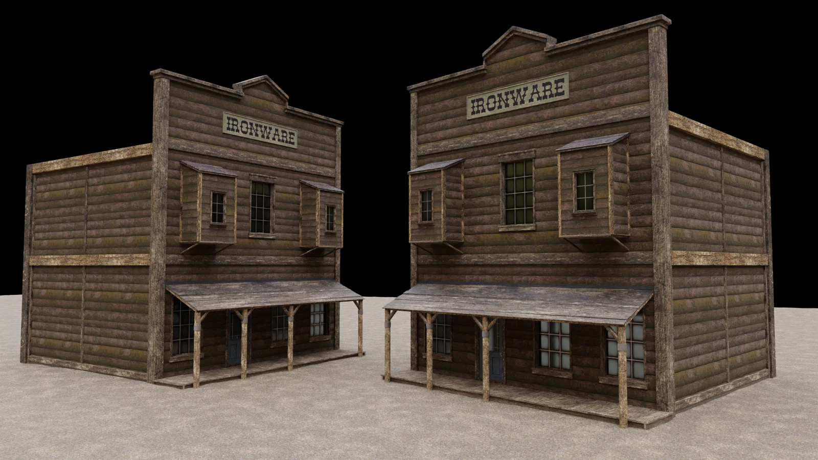 Western Buildings Pack 02 screenshot 2