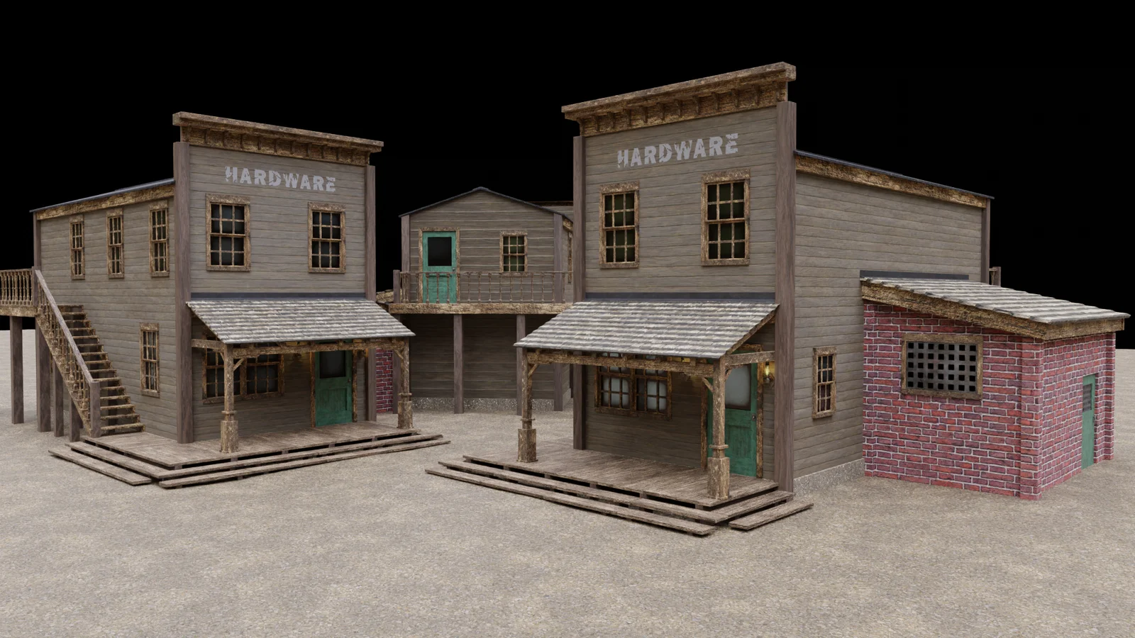 Western Buildings Pack 05 screenshot 3