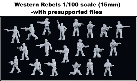 Western Rebels - Blender 3d models