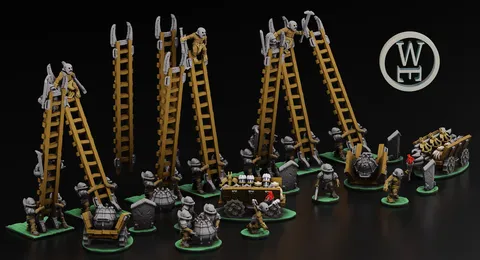 White Hand Khoru-kai Engineers - Blender 3d models