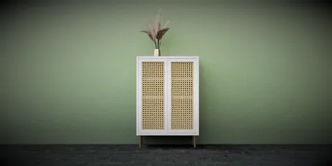 Wicker Sideboard - Blender 3d models