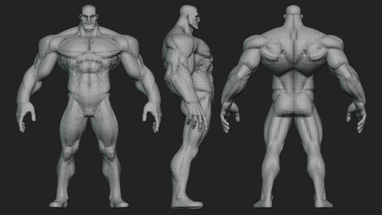 Wide Hero Basemesh screenshot 4