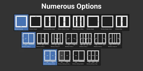 WindowGen - Blender geometry nodes