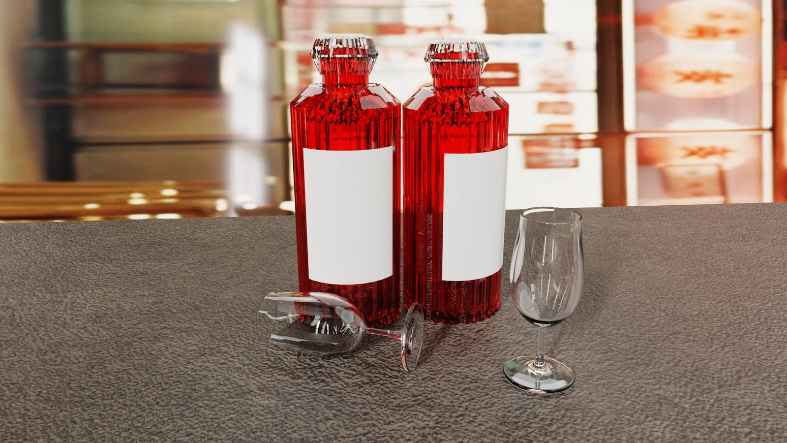 Wine Bottle Mockup screenshot 2