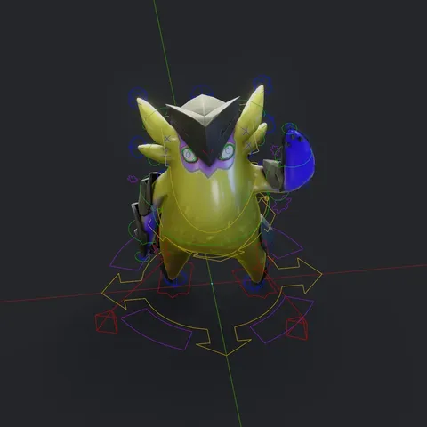 Wingman Rig - Blender 3d models