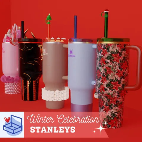 Winter Celebration Stanleys - Blender 3d models
