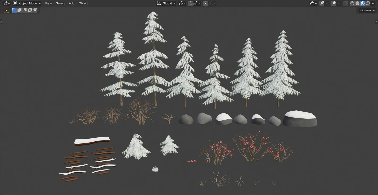 Winter Forest Environment screenshot 4