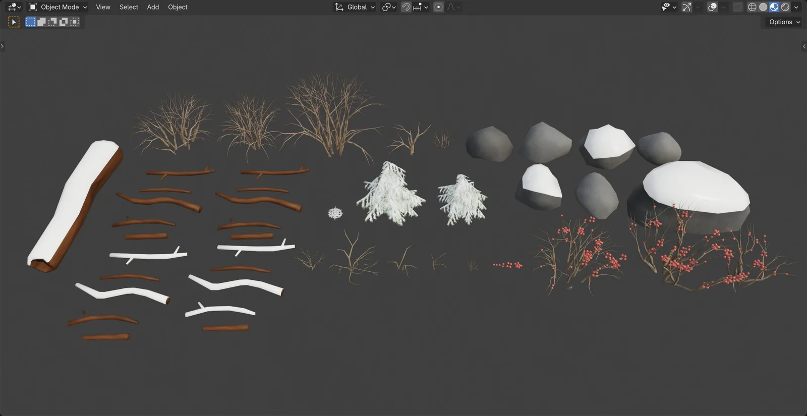Winter Forest Environment screenshot 5