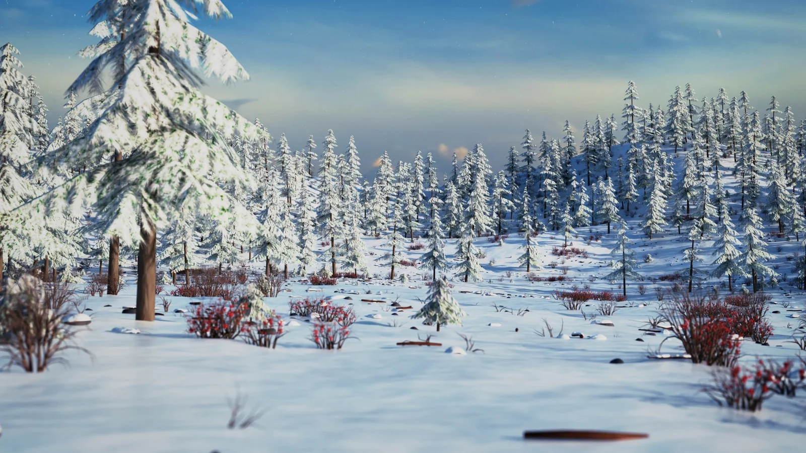 Winter Forest Environment screenshot 6
