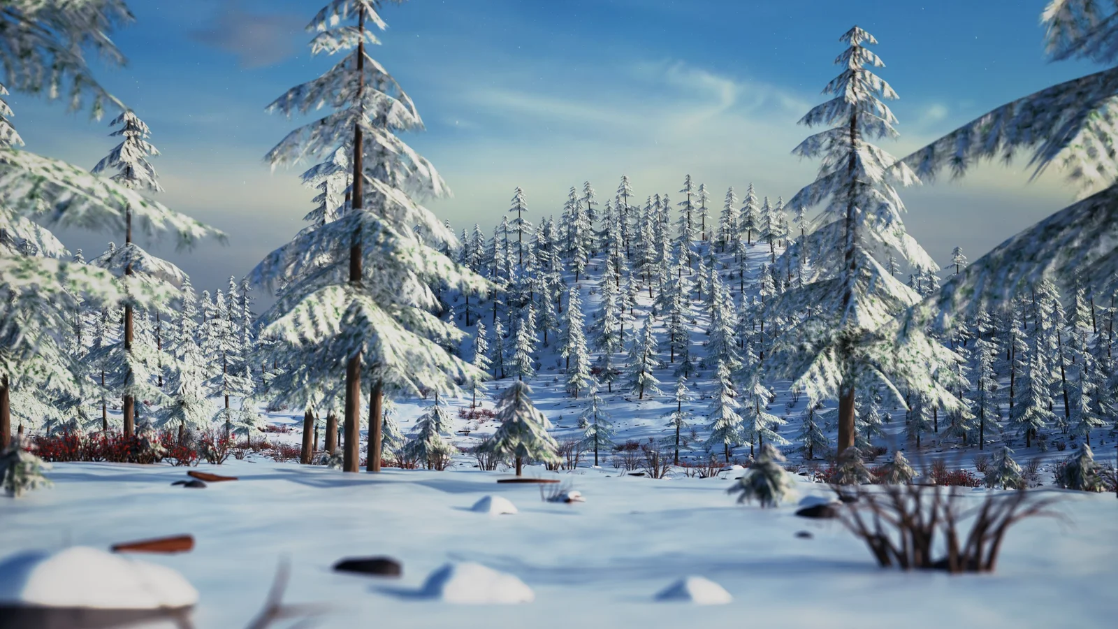 Winter Forest Environment screenshot 7