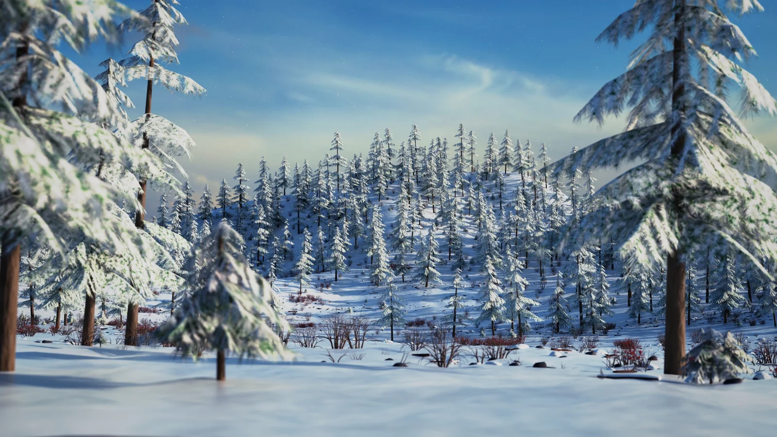 Winter Forest Environment screenshot 8