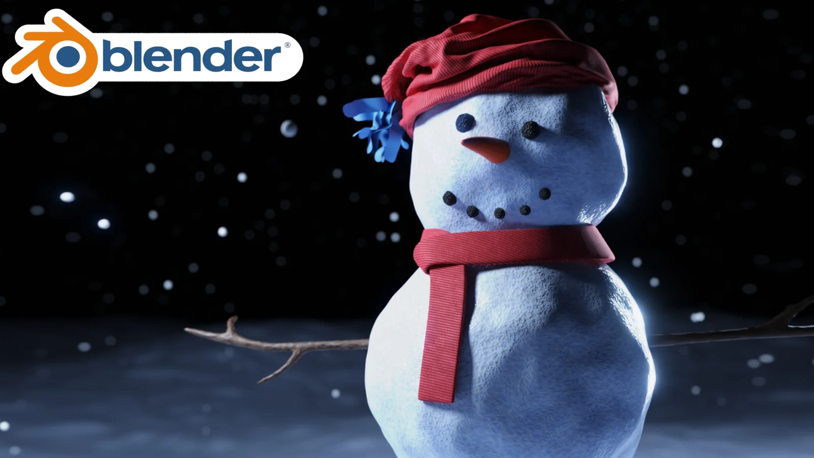 Winter Snowman Scene screenshot 2