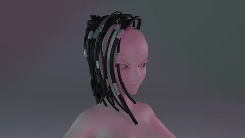 Wirecut Hair - Blender 3d models