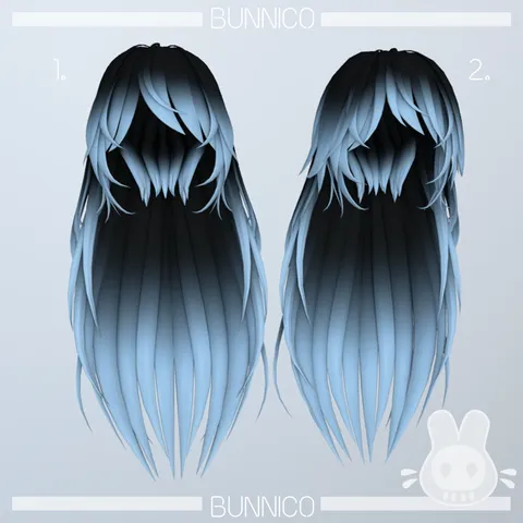 Wispy Hair - Blender 3d models