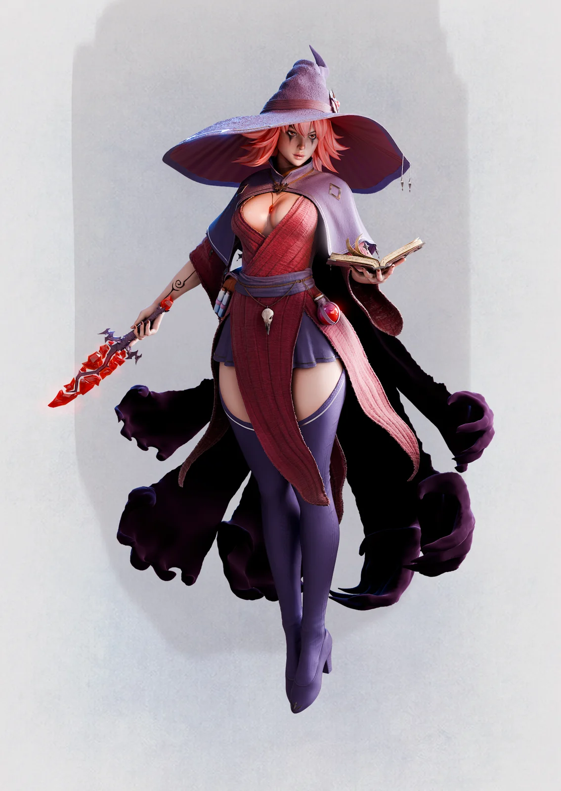 Witcher Character Sculpt Process screenshot 2