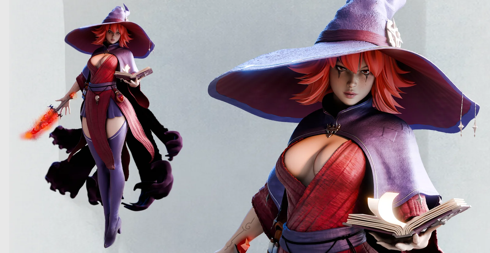 Witcher Character Sculpt Process screenshot 3